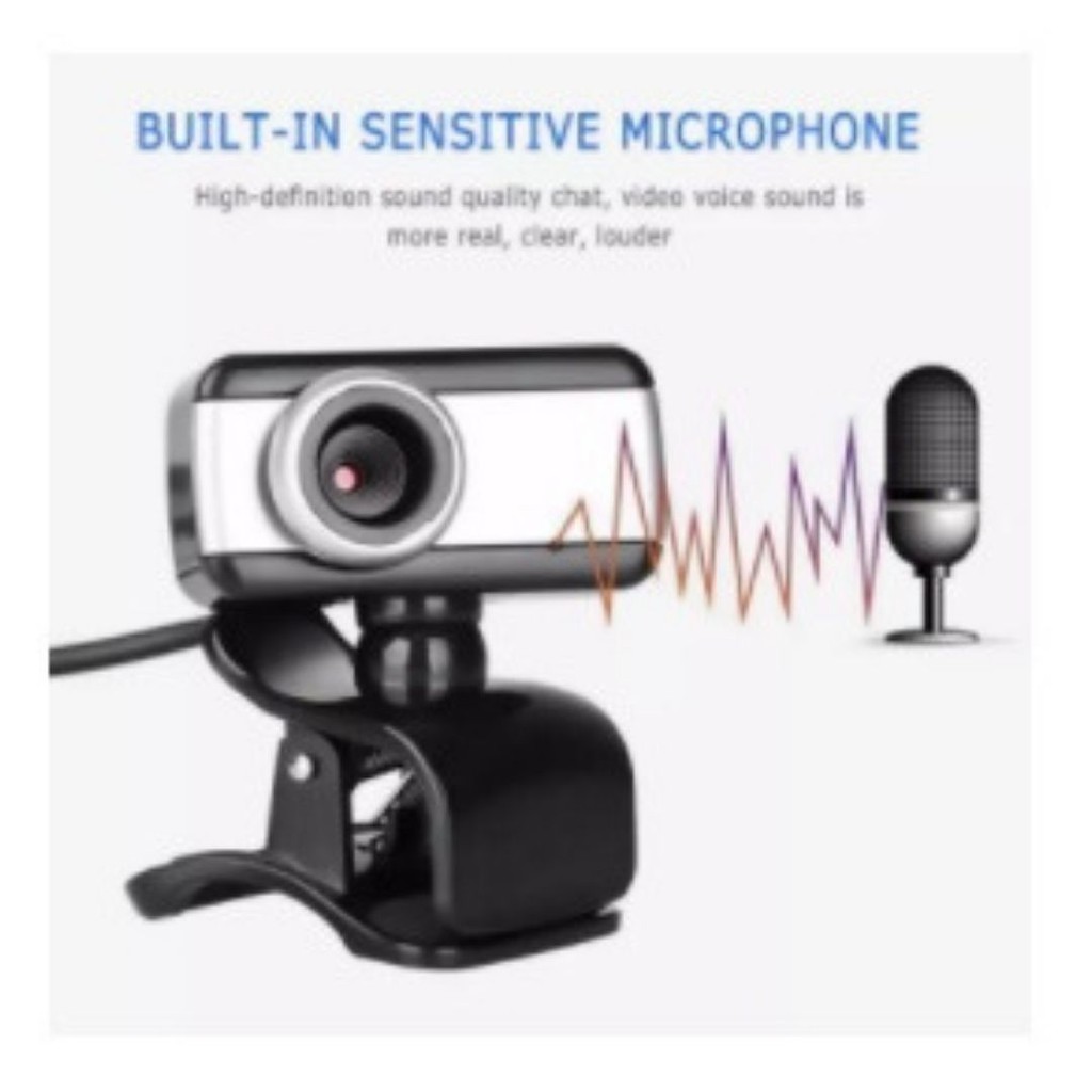 Digital Webcam Klip Microphone 50M MP USB Laptop PC 110102