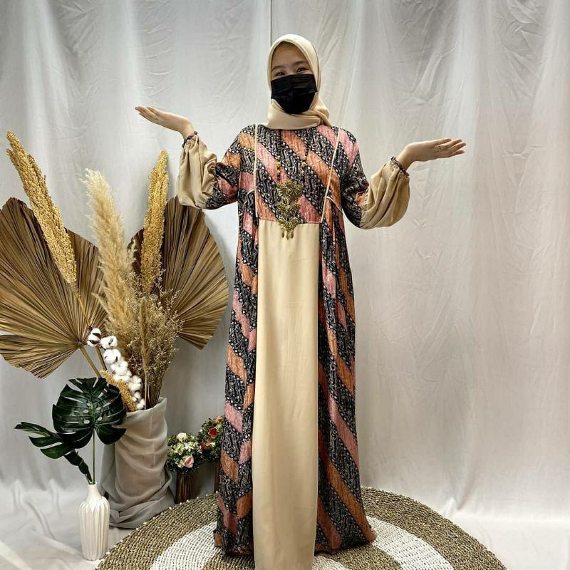 DRESS GAMIS BATIK GIES 1147 Motif