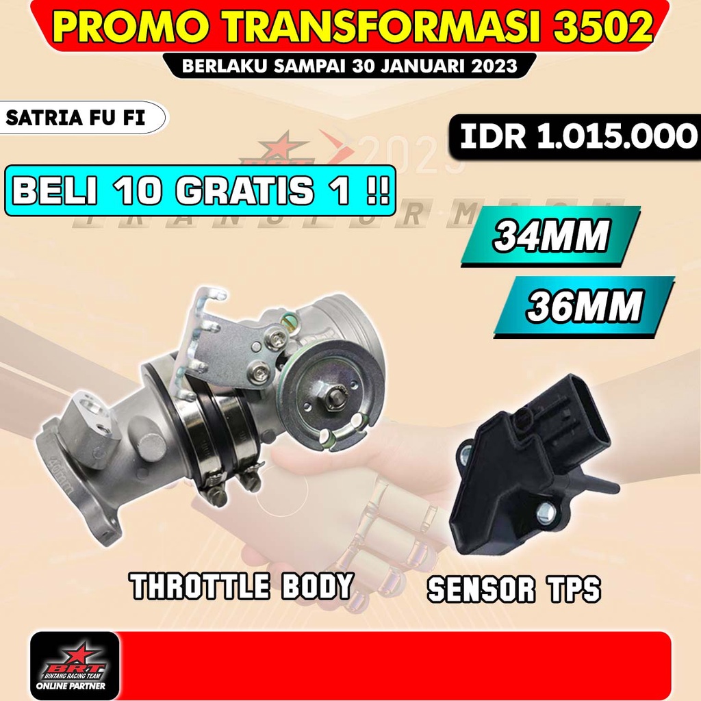 BRT Promo 3502 Paket Throttle Body - Sensor TPS Satria FU FI