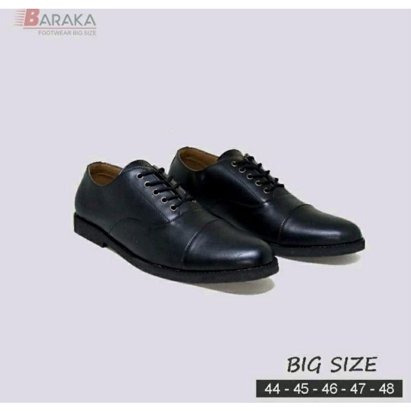 Original, Sepatu Moccasin Loafers Pria Big Size 43 44 45 46 47 / SlipOn Formal JUMBO Sepatu BR-1 Kulit Coklat, 47