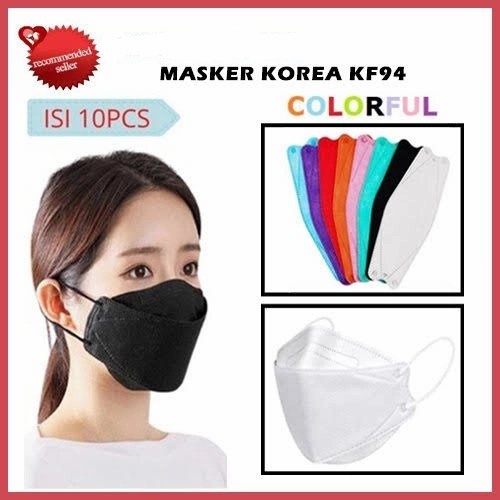 Masker KF94 4 ply Grosir Murah isi 10 Korea Mirip EVO Kemenkes Ori