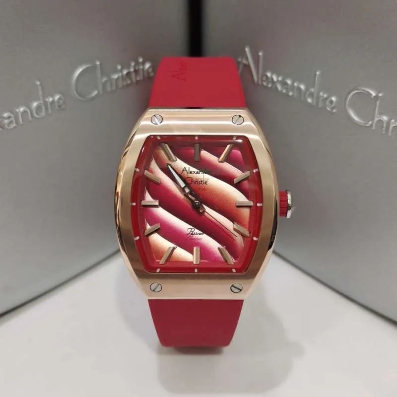 Jam tangan Original Alexandre Christie AC 5001 AC5001 Rubber fullset