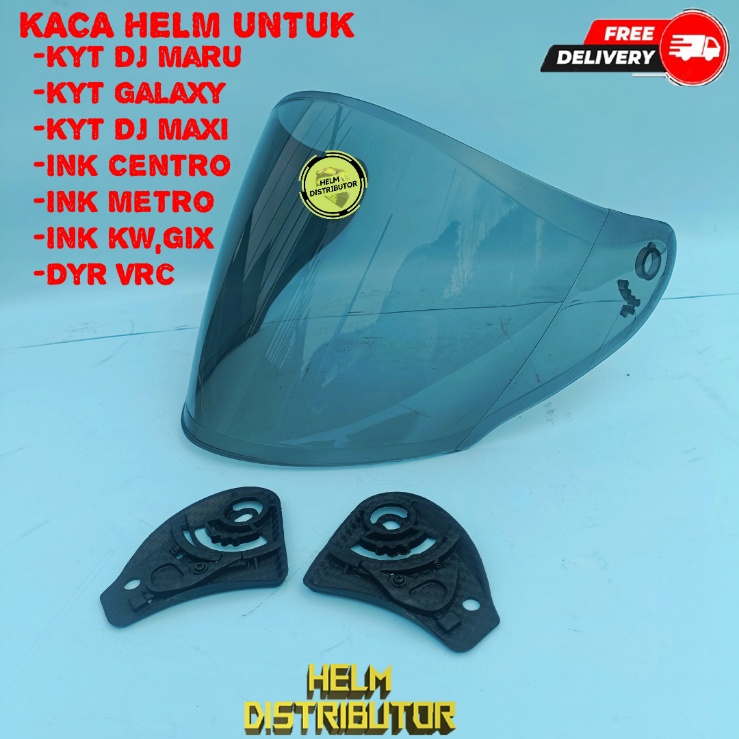 KACA HELM INK CENTRO, KYT DJ MARU GALAXY DLL