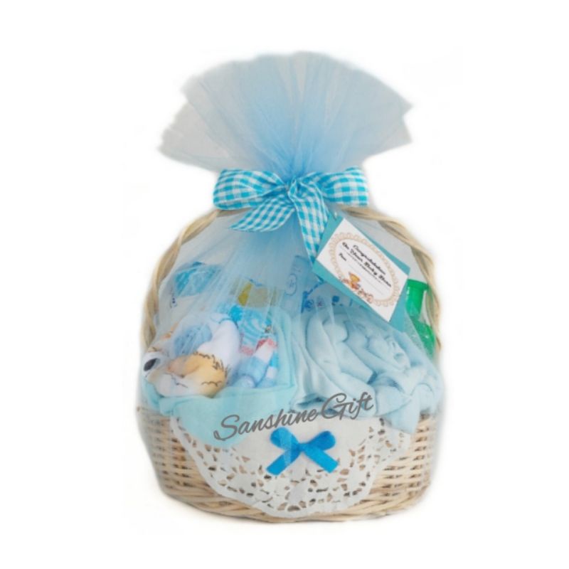 PARCEL BAYI / HAMPERS BAYI JUMPER-Biru