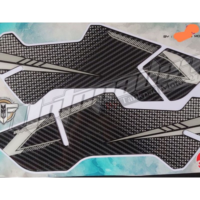Sticker stiker Timbul Resin Sidepad Tankpad Deckpad Honda ADV 150