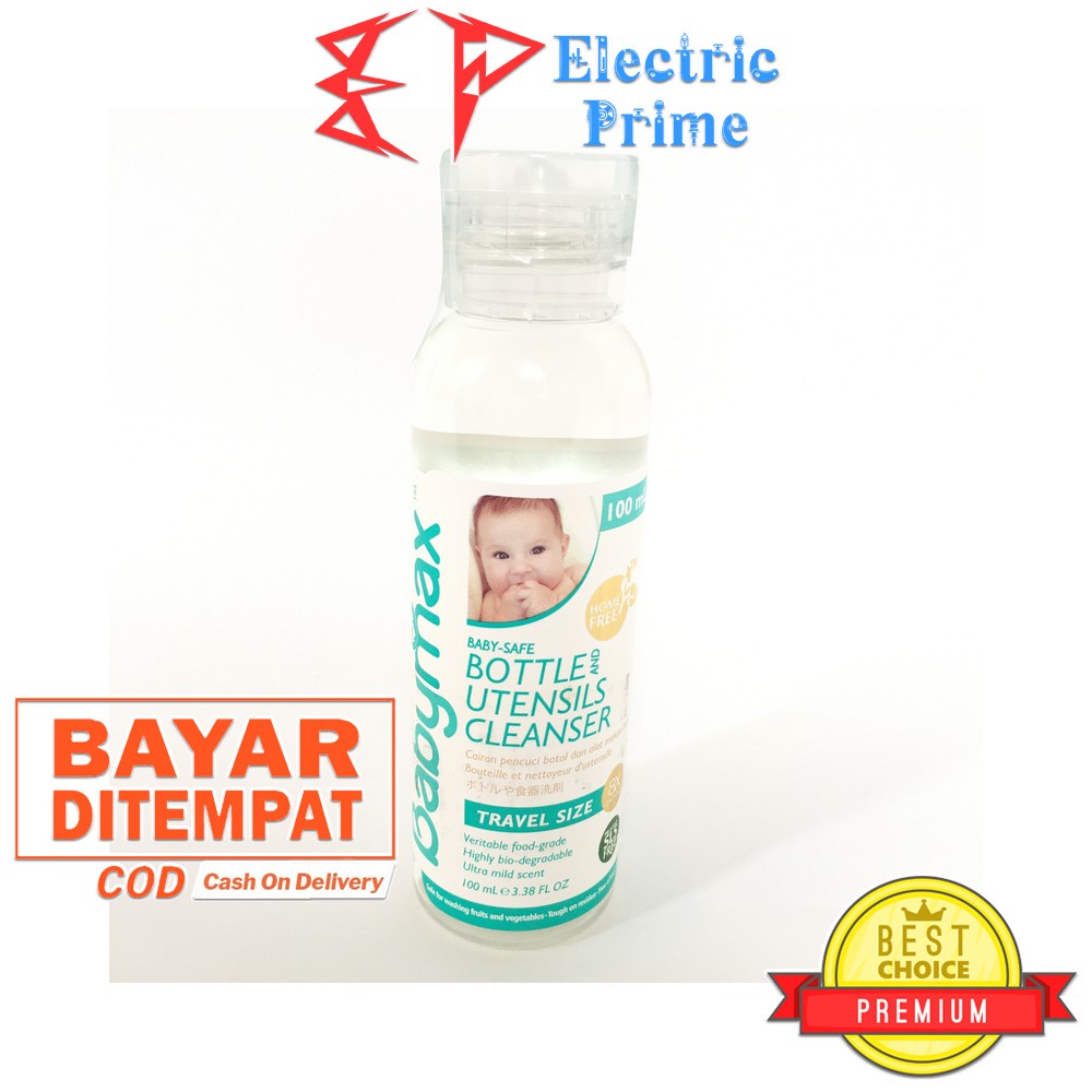 Babymax Detergent Bottle Untensils Cleanser Travel Size 100ml