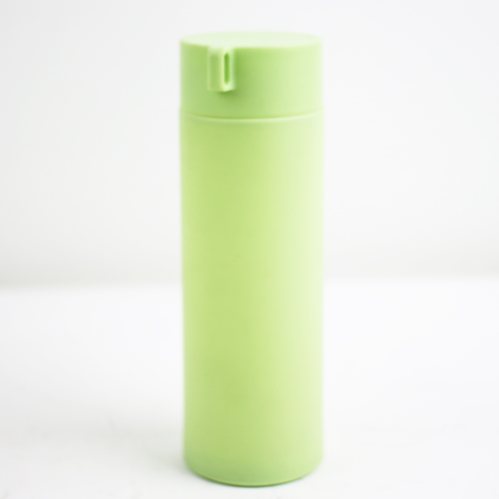 DM - Botol Thermos Kaca 400 ml anti panas - Motif Kaktus Warna