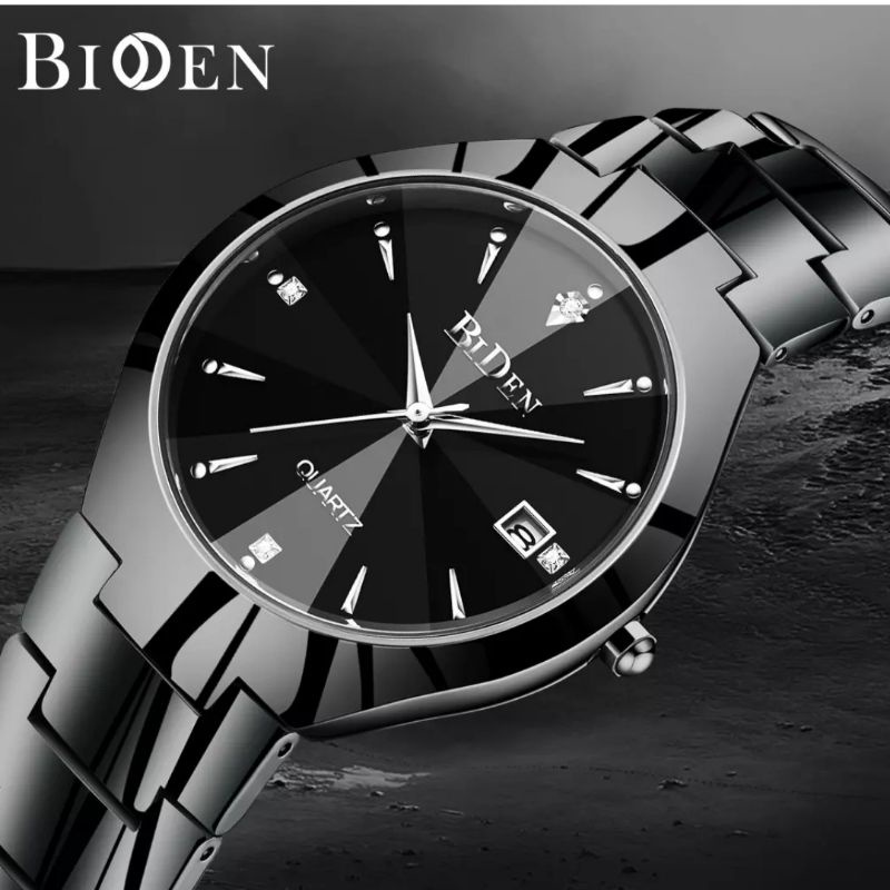 jam tangan pria BIDEN YN0104-AllBlack-G