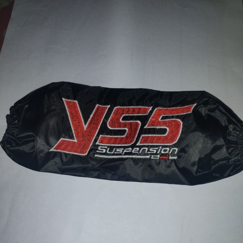 sarung shockbreaker belakang motor -Sarung shock bordir tulisan universal cocok semua shock matic dan bebek