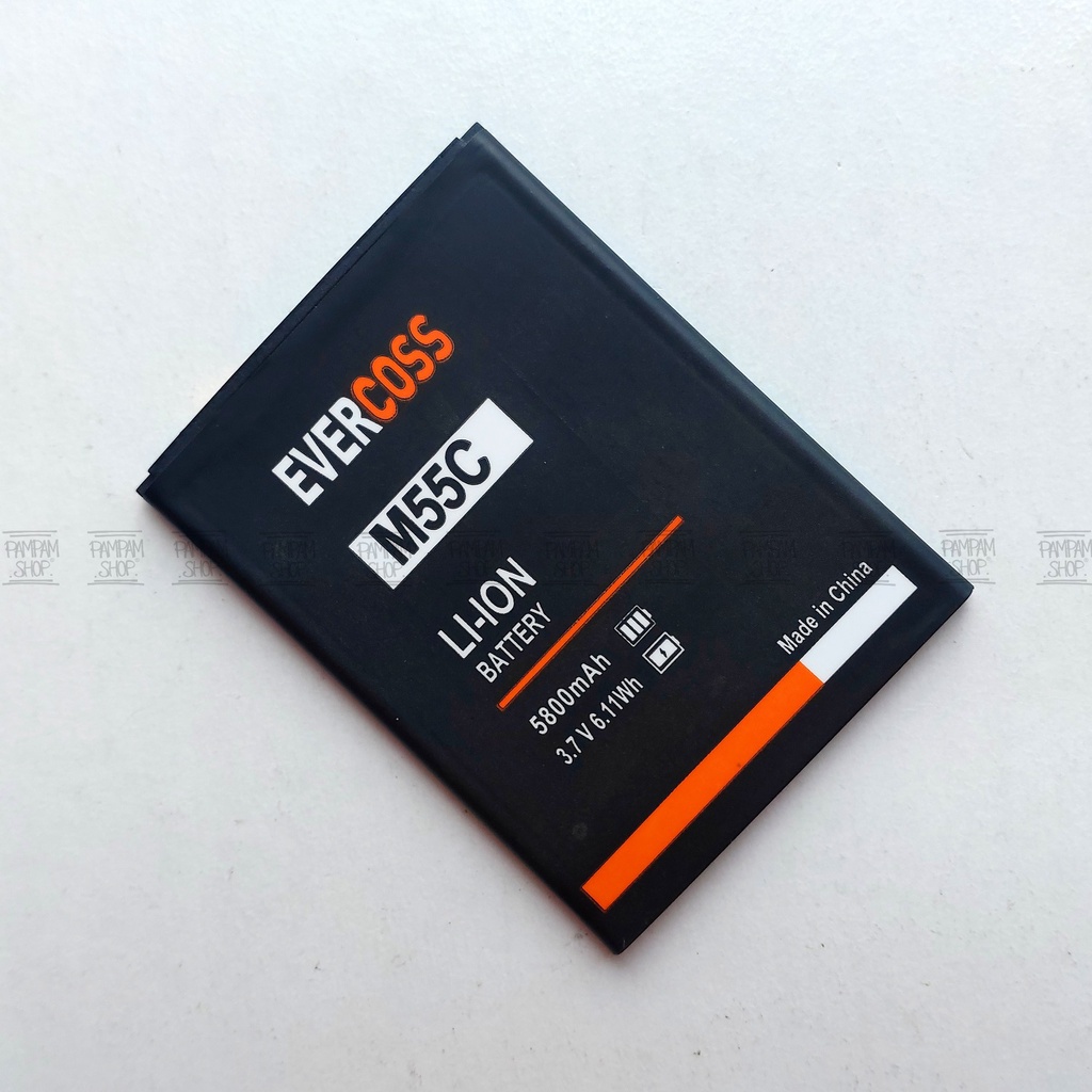 Baterai Evercoss M55C Double Power Original OEM Batre Batrai Battery Cross Evercross HP Handphone Ori