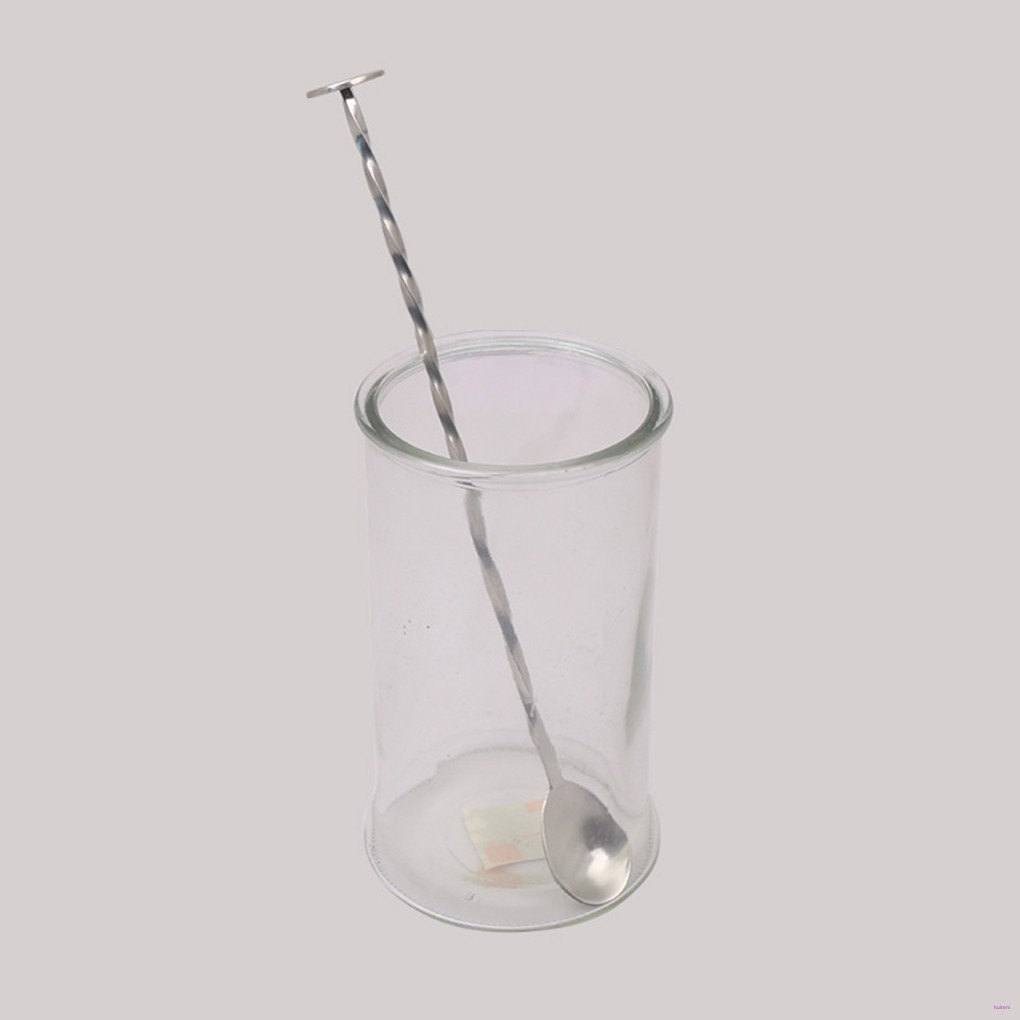 [READY STOCK] Stainless Steel Cocktail Bar Spoons Spiral Pattern Drink Shaker Muddler Stirrer Twisted Mixing Spoon