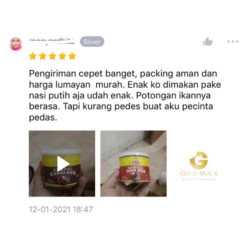 Sambal Ikan Roa Home Made Jawara Selera Halal Terdaftar (135gr)