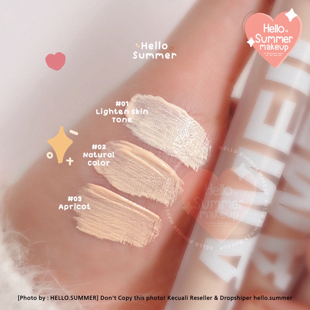 𝐋𝐈𝐐𝐔𝐈𝐃 𝐂𝐎𝐍𝐂𝐄𝐀𝐋𝐄𝐑 - Lameila Nude Matte Liquid Concealer Full Coverage Matte Finish