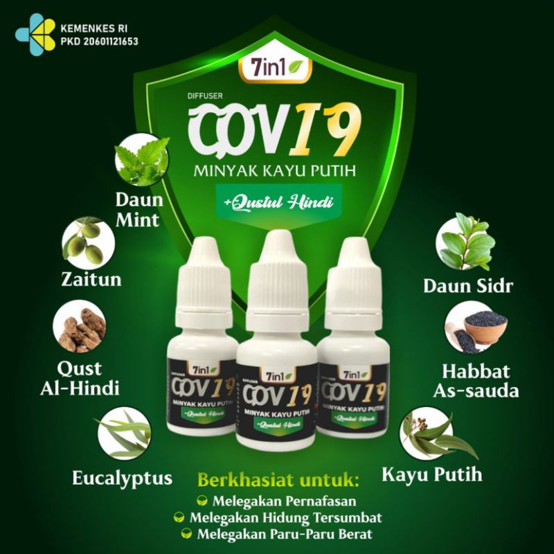 Cov 19 - Minyak Kayu Putih plus Qustul Hindi