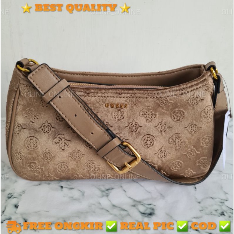 tas kimi velvet premium shoulder bag  8 warna gb handuk