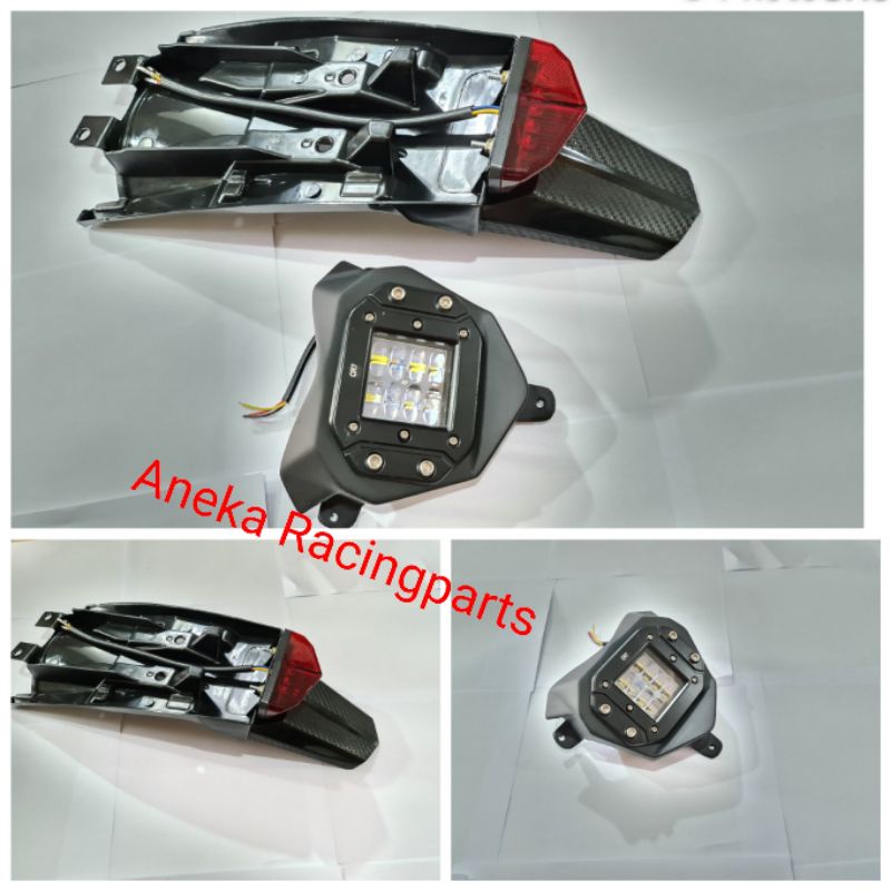 stoplamp belakang crf 150 l paket lampu depan 6 mata pnp / headlamp crf lampu depan crf slebor crf