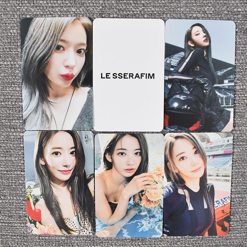 5pcs /set LE SSERAFIM Photocards FEARLESS Fan Collection Card Postcard SAKURA CHAEWON EUNCHAE