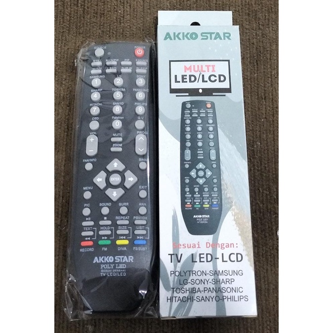 Remote TV LCD LED AKKO STAR MULTI TV
