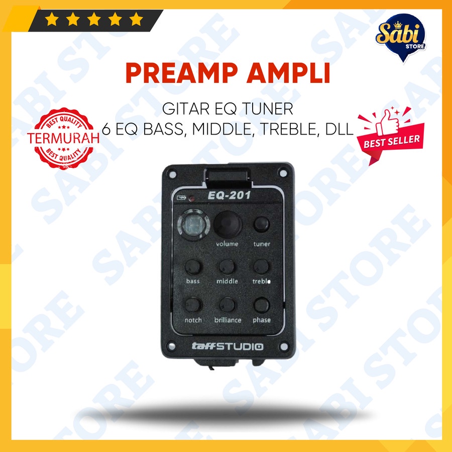 PREAMP AMPLIFIER GITAR / STUDIO KONSER / EQ TUNER