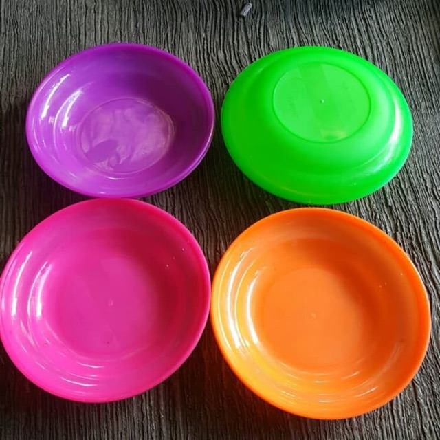PIRING MAKAN PLASTIK BESAR 22 CM GROSIR TERMURAH | Shopee Indonesia
