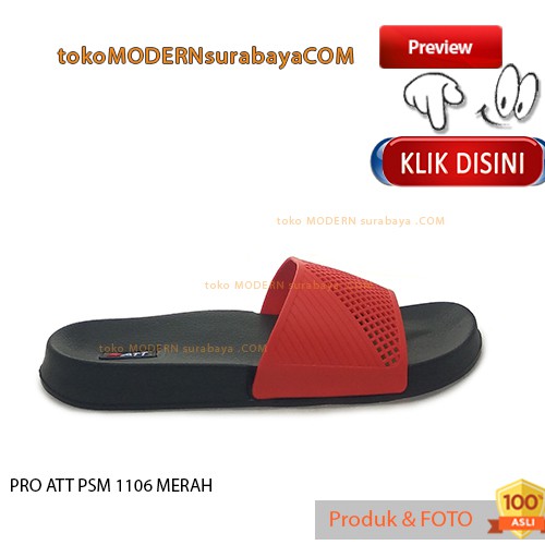 PRO ATT PSM 1106 MERAH sandal pria selop karet murah