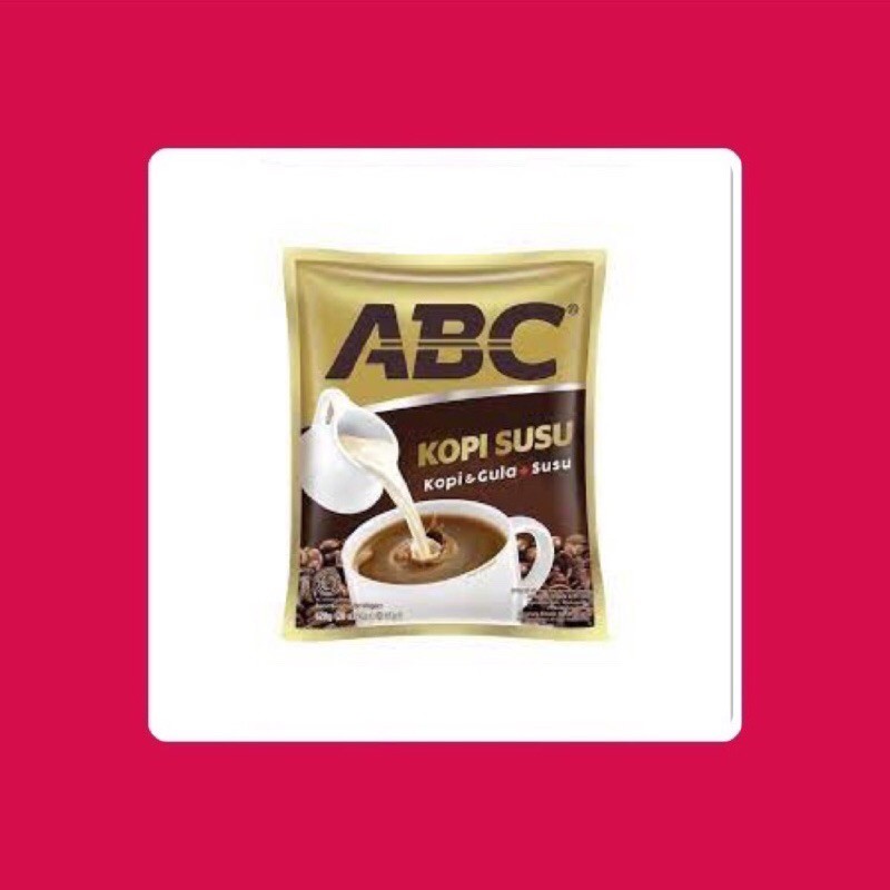 

kopi ABC susu 25gr 10pcs (harga grosir)