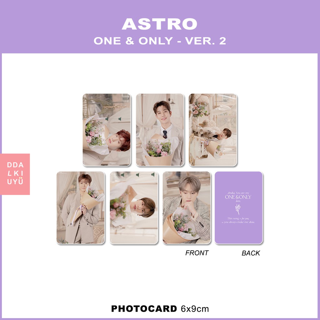 ASTRO - photocard [ONE & ONLY] ver. 2