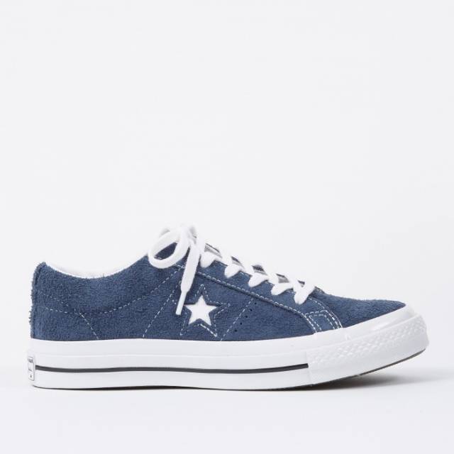 navy converse one star