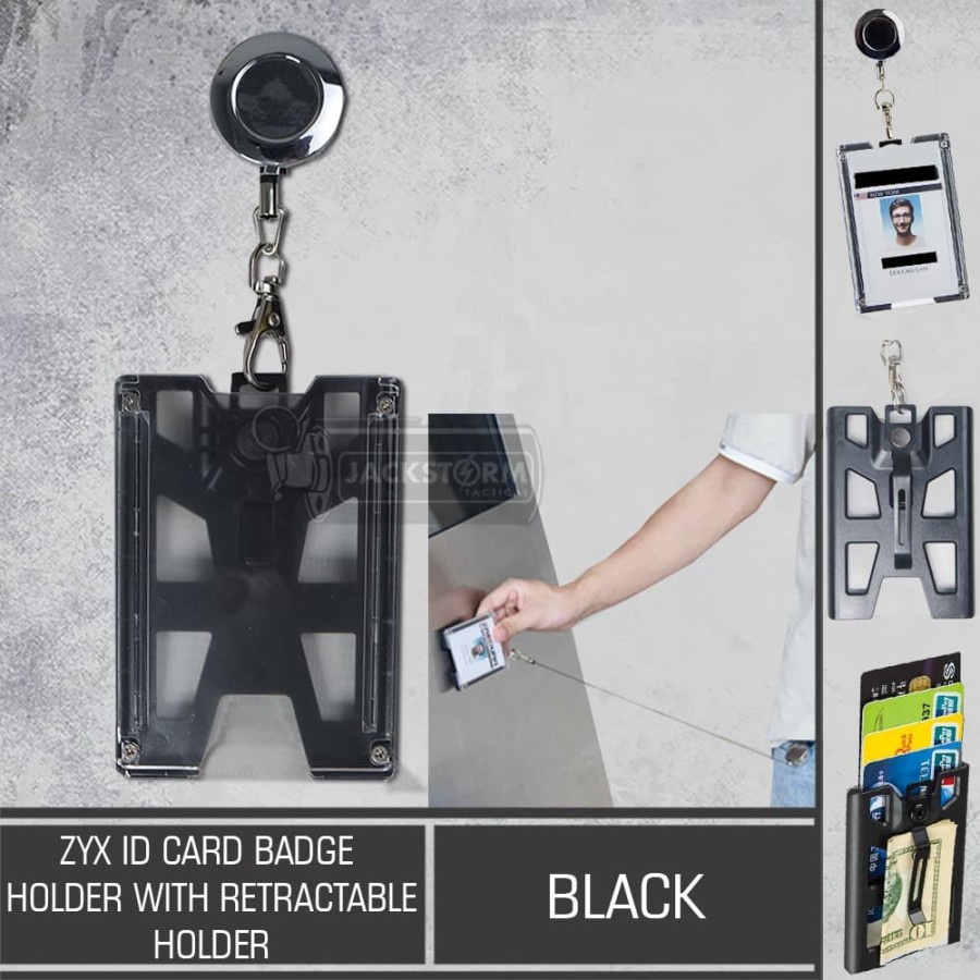 

ZYX Card Badge With Retractable Holder