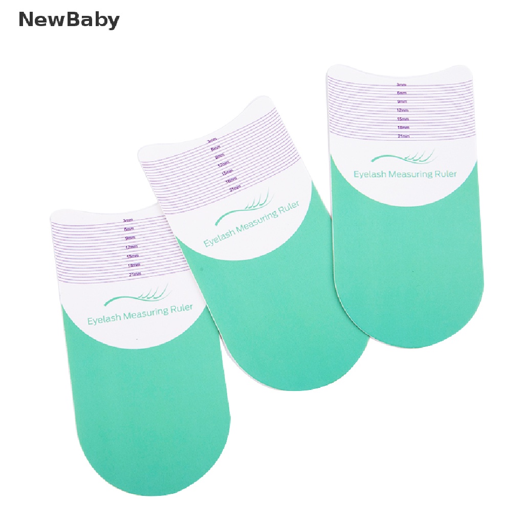 Newbaby 3Pcs Penggaris Cetakan Pembentuk Alis Mata