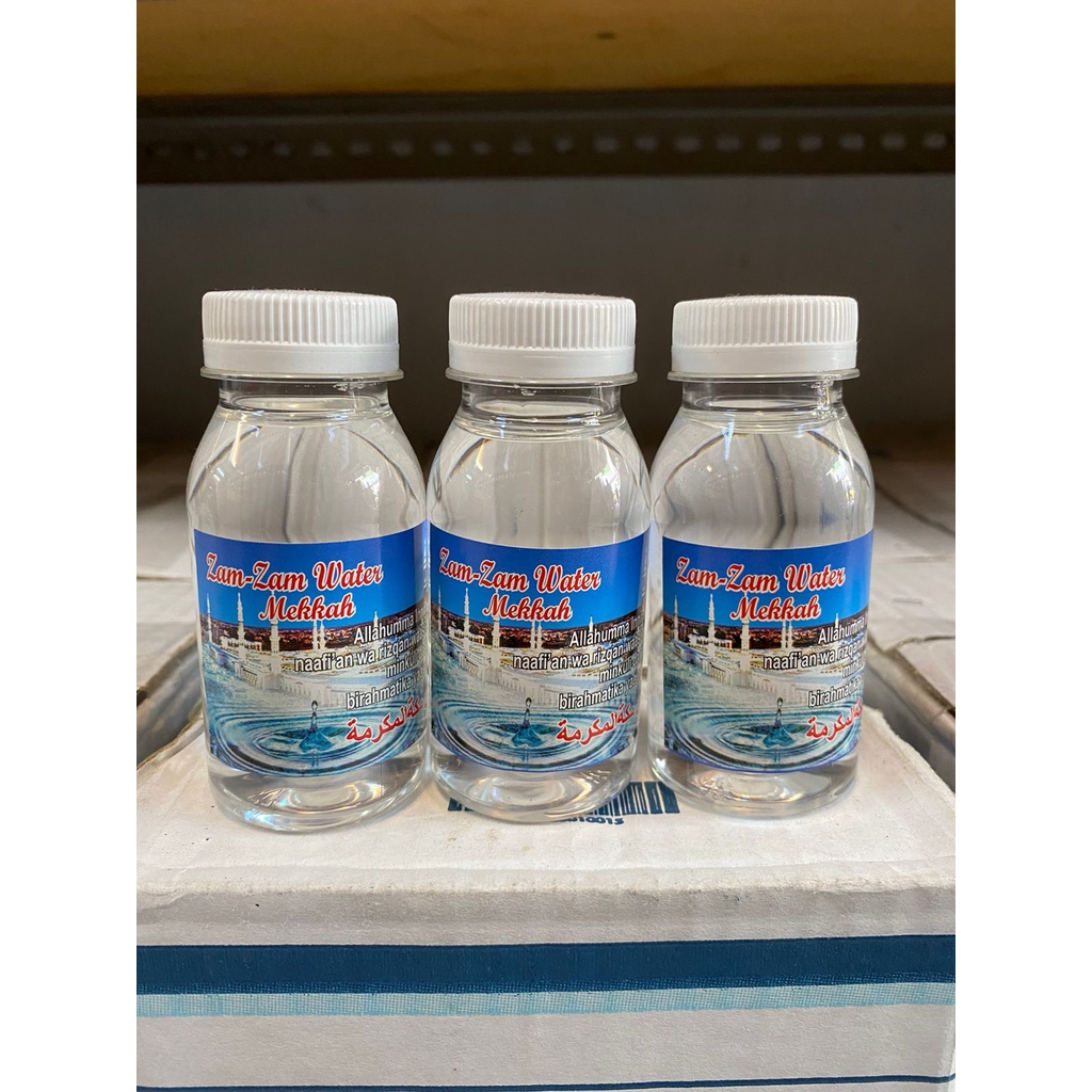 

Air ZamZam Kemasan Botol 80ml (3pcs) 100% ASLI tanpa campuran
