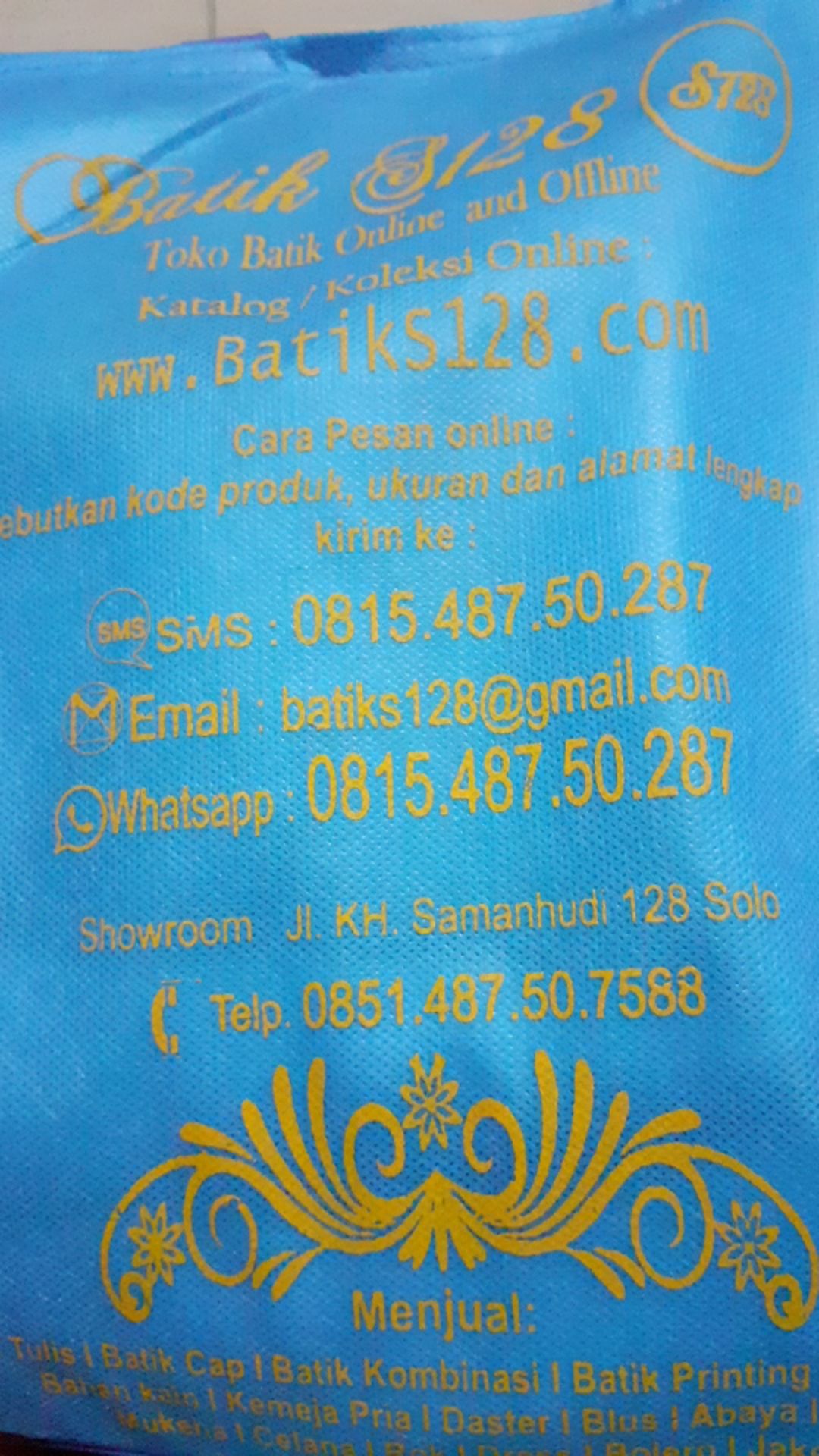 Kain Batik Solo Bahan Murah Harga Grosir