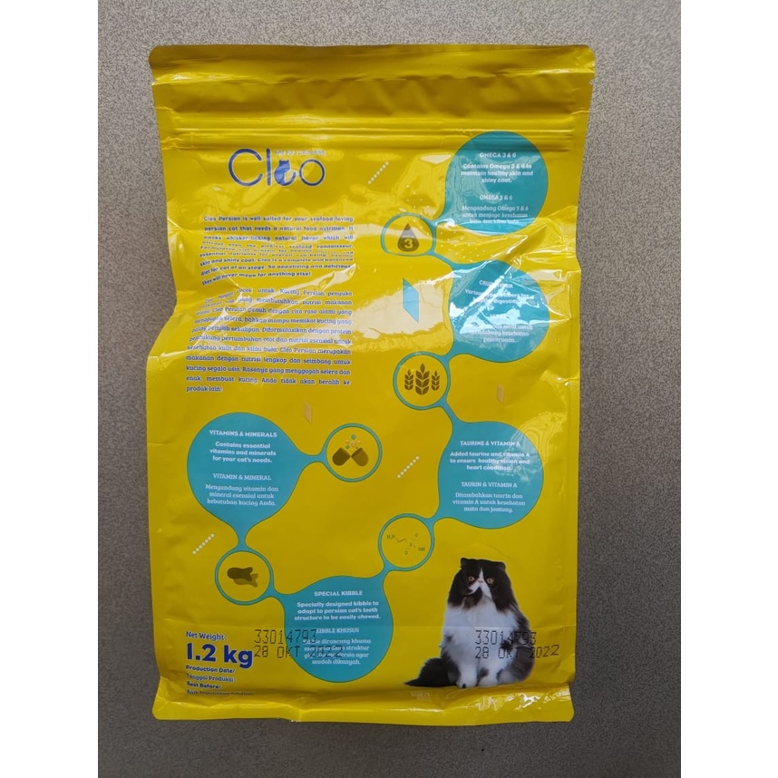 CLEO Persian Adult Cat Food Freshpack 1.2kg