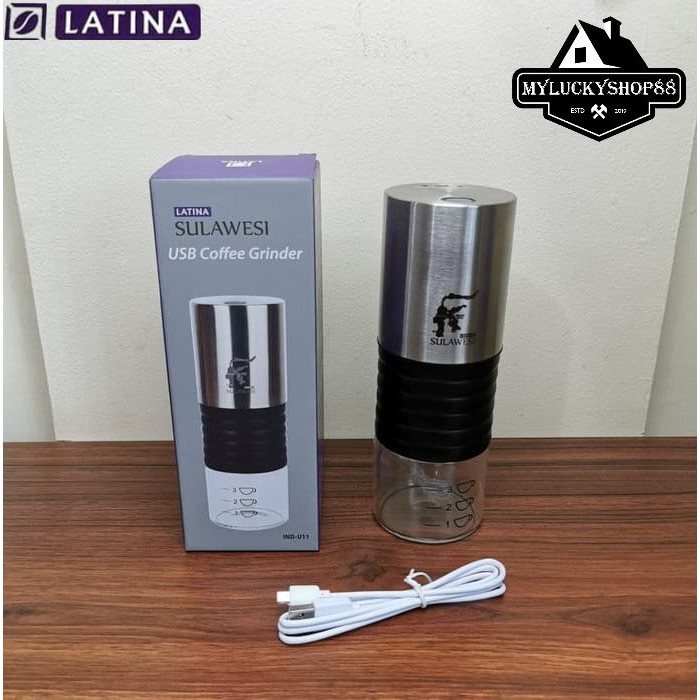 Latina Sulawesi - Portable Electric Coffee Grinder - Penggiling Kopi