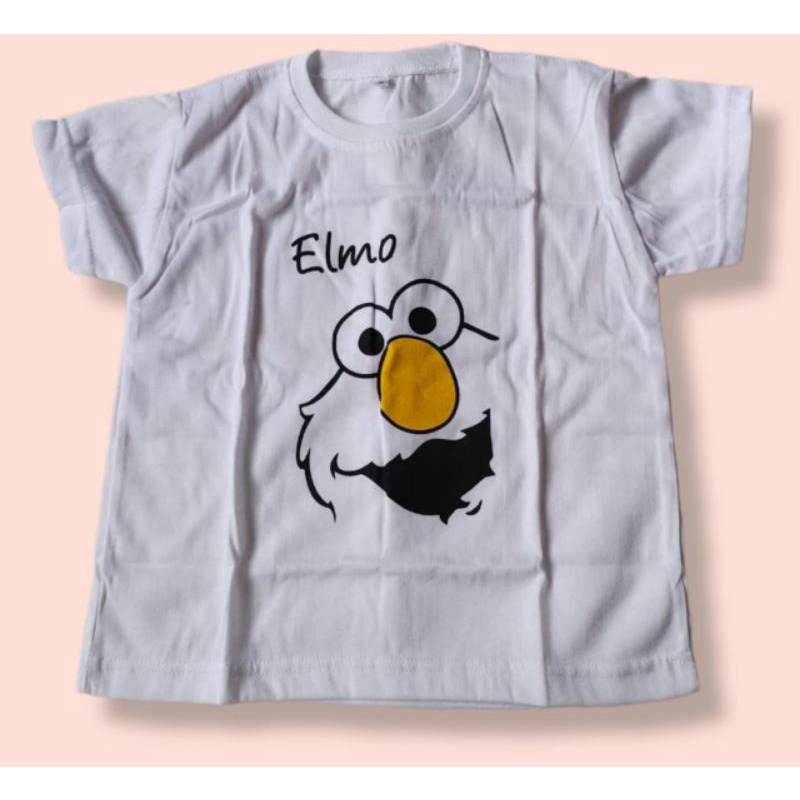 Kaos Anak Cewe Cowo elmo 1-5thn/ kaos anak unisex/baju anak kaos/baju elmo