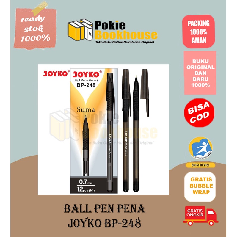 

BEST SELLER BALL PEN Pena Joyko BP-248 Suma 0.7 mm 1 BOX 12 PCS