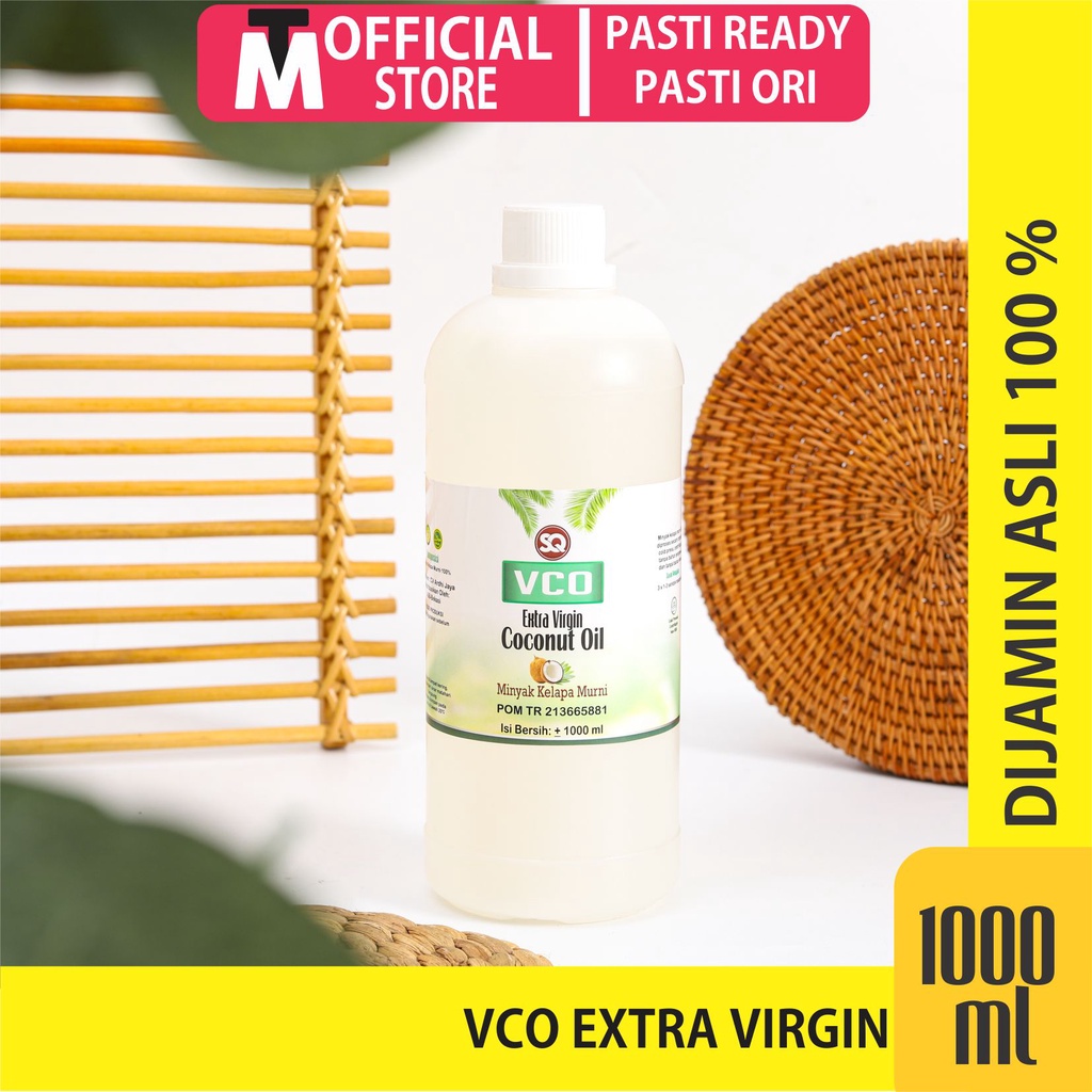 SQ VCO Virgin Coconut Oil 1 Liter POM TR