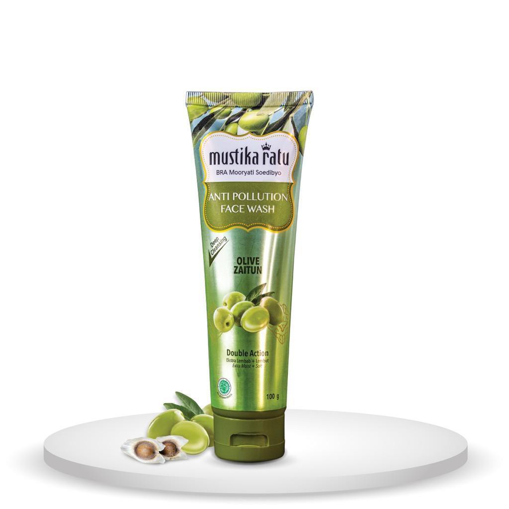 MUSTIKA RATU Anti Pollutan Face Wash Olive Zaitun