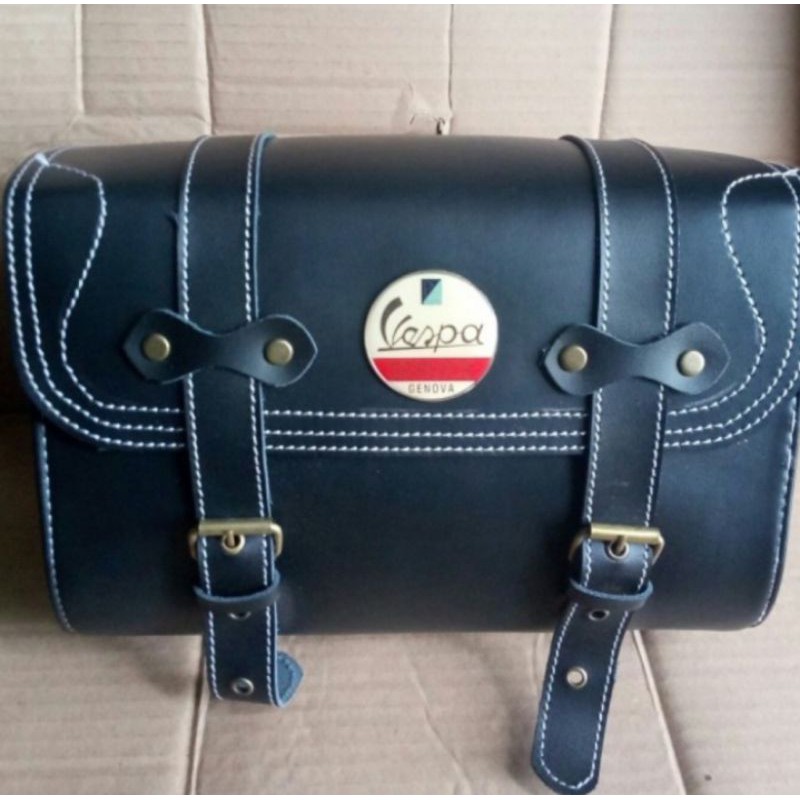 tas backrack Vespa side bag Vespa universal.