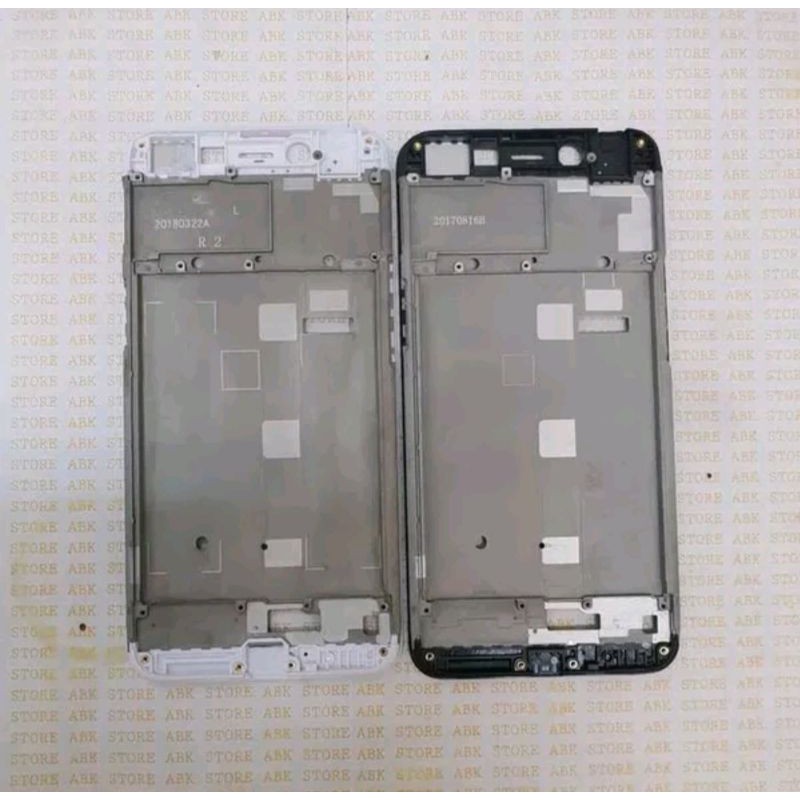 FRAME BEZZEL BEZEL TULANG TENGAH TATAKAN LCD OPPO A71 A 71 2017 / 2018  ORIGINAL