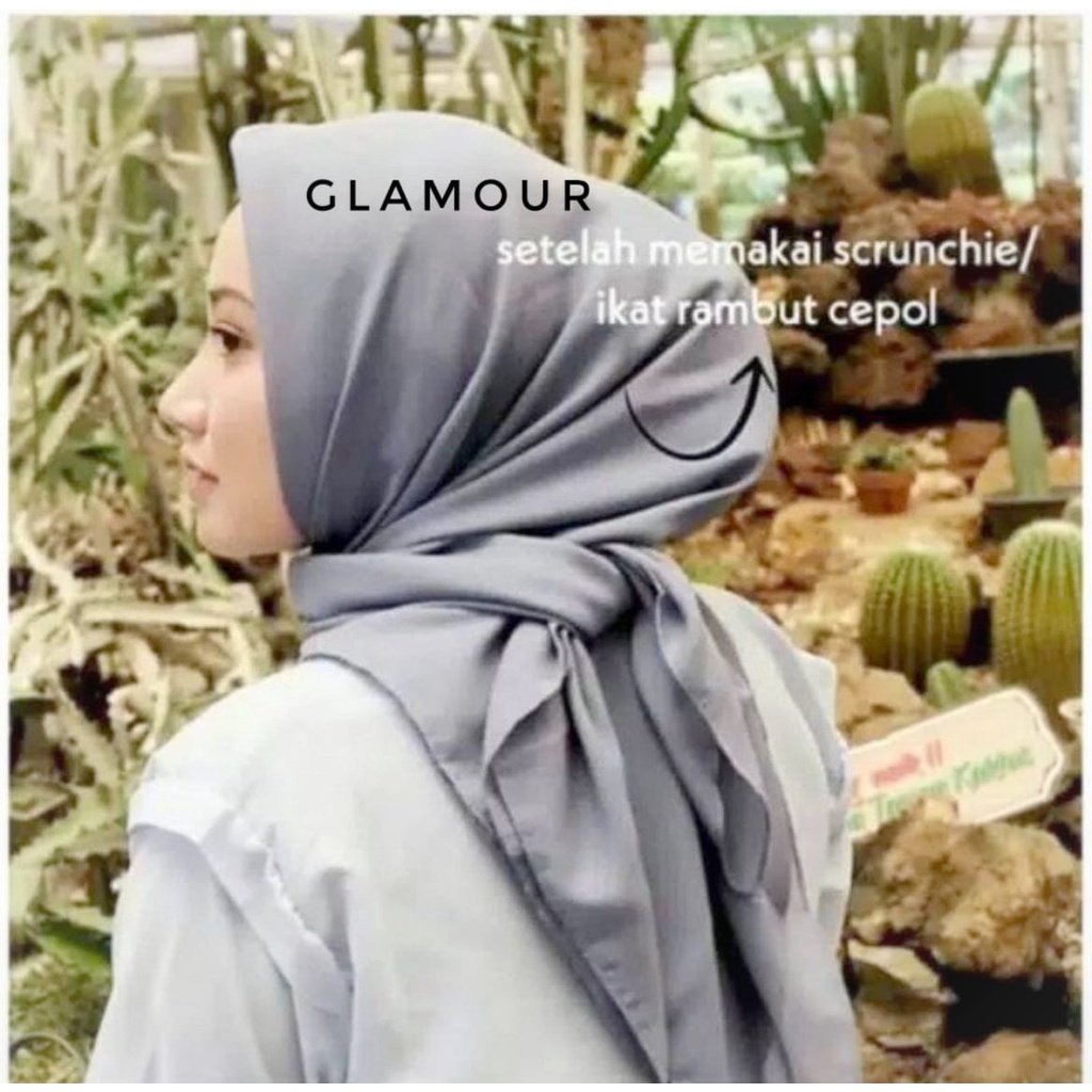 Kuncir cepolan hijab Turki jumbo XXL Cepol Hijab jumbo premium Cepol mawar Scrunchie rambut hijab