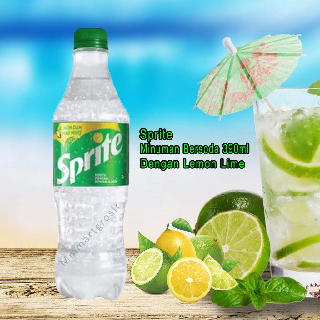 

SPRITE Lemon Lime kemasan BOTOL 390ml