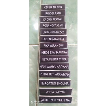 

Nametag/nama dada Peniti dan Magnet Resin Custom