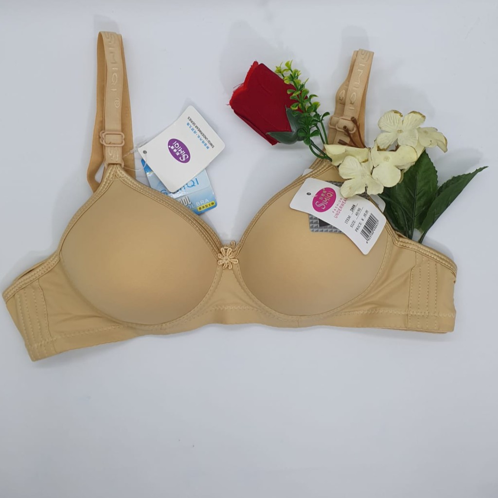 Top BH Simiqi 2808 | Bra Wanita Simiqi 2808 Tanpa kawat polos