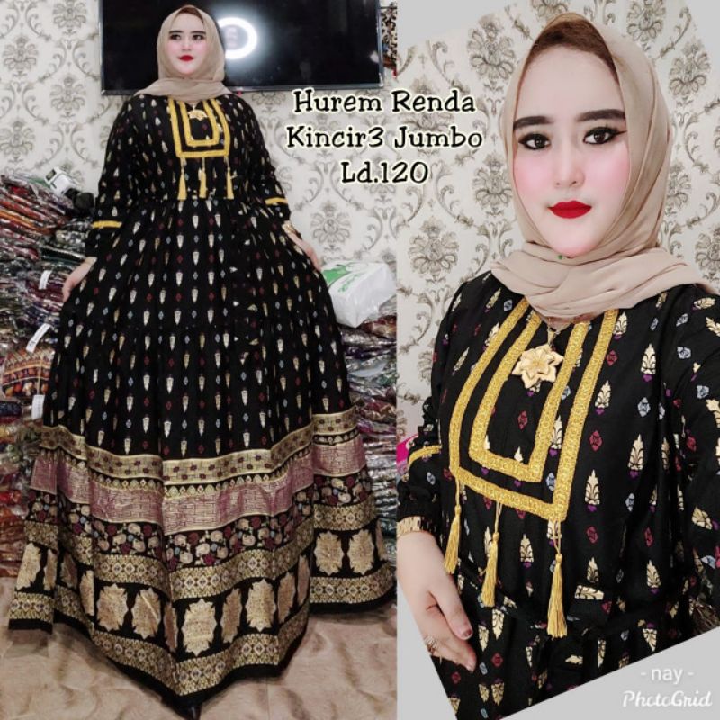 GAMIS / HOMEDRESS INDIA PRADA HURREM OVERSIZE