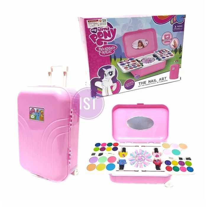 Mainan Anak Mainan Alat Make Up anak LITTLE PONY The Nail Art Koper No.901-615(N2V8) Mainan Anak Ana