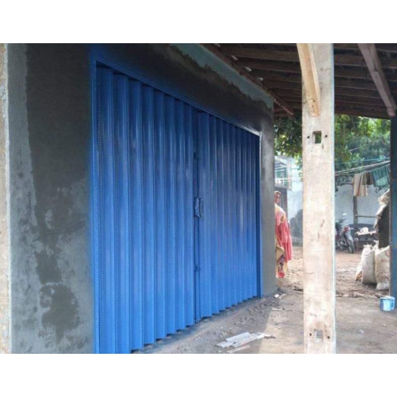 Folding gate pintu warung