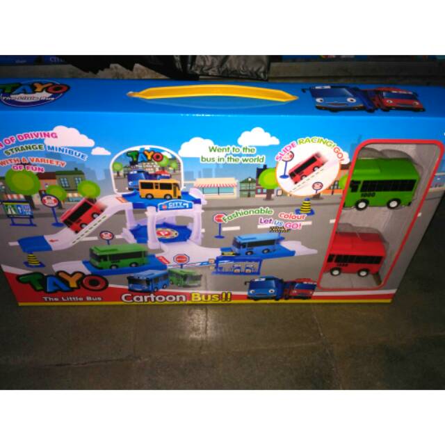 Mainan anak parking lot tayo/seluncuran tayo/Parking lot tayo