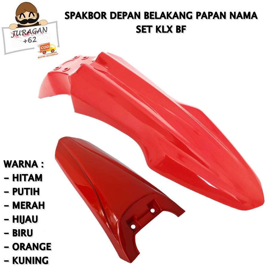 SPAKBOR SET DEPAN BELAKANG KLX BF 150 250 DTRACKER D TRACKER BIGFOOT BIG FOOT MOTOR TRAIL CROSS KAWASAKI