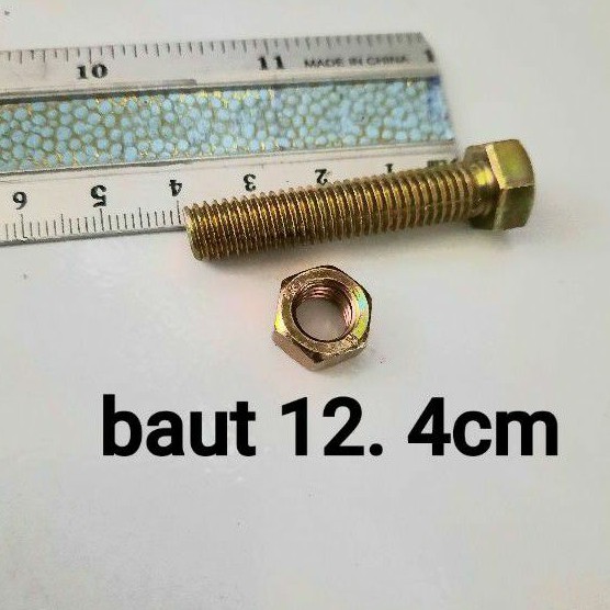 baut dan mur 12. 4cm